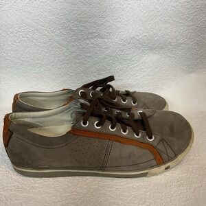 KEEN Mens Size 11 Suede Coronado Low Top Sneaker Casual Beige Taupe Shoes